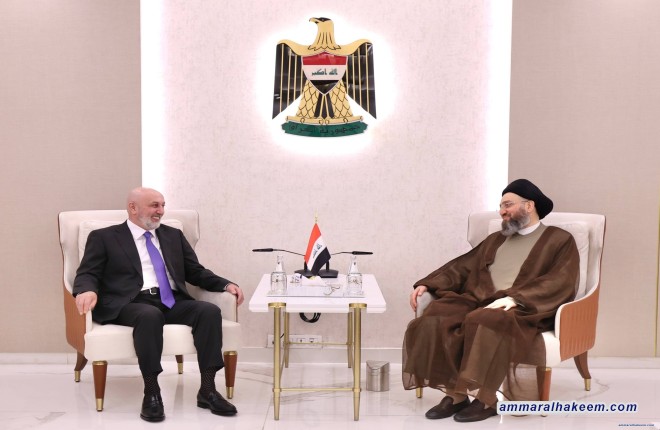 السيد الحكيم يؤكد مع رئيس الجمهورية دعم تكليف الزيدي وتسريع تشكيل حكومة كفوءة لمواجهة التحديات