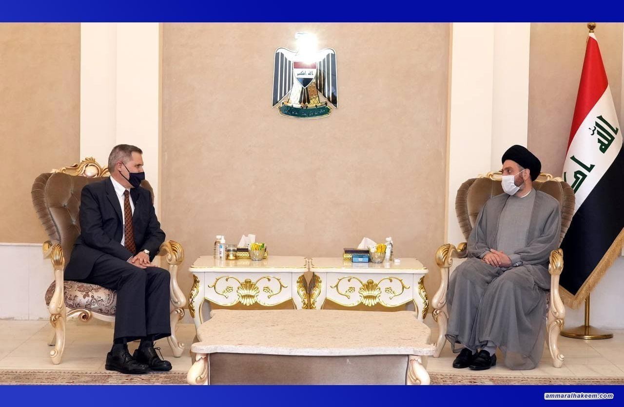 السيد عمار الحكيم يستقبل السفير الامريكي لدى بغداد