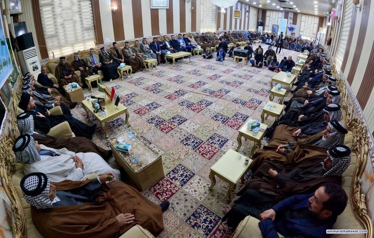 السيد الحكيم يشيد بخدمة عشيرة السادة ال عرد الحسينية المقدمة للزوار