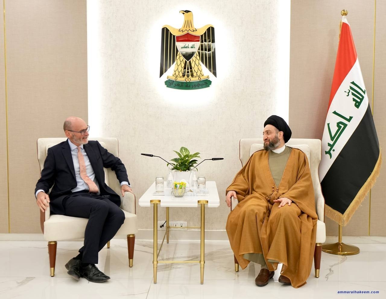 السيد الحكيم يشدد على ايقاف الحرب في غزة وادخال المساعدات بشكل عاجل