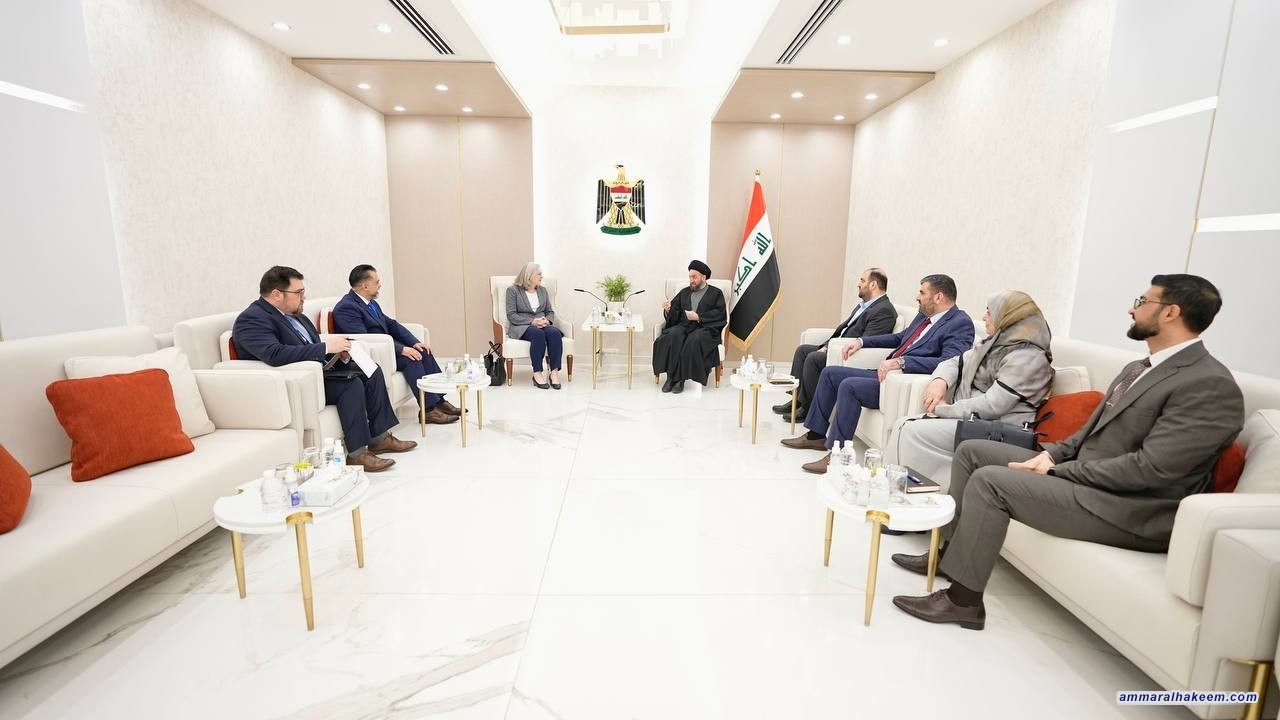 سەماحەتی حەكیم داوای ئەكتیڤكردنی ڕێكەوتنە واژۆكراوەكانی عێراق و نەتەوە یەكگرتوەكانی ئەمەریكا دەكات