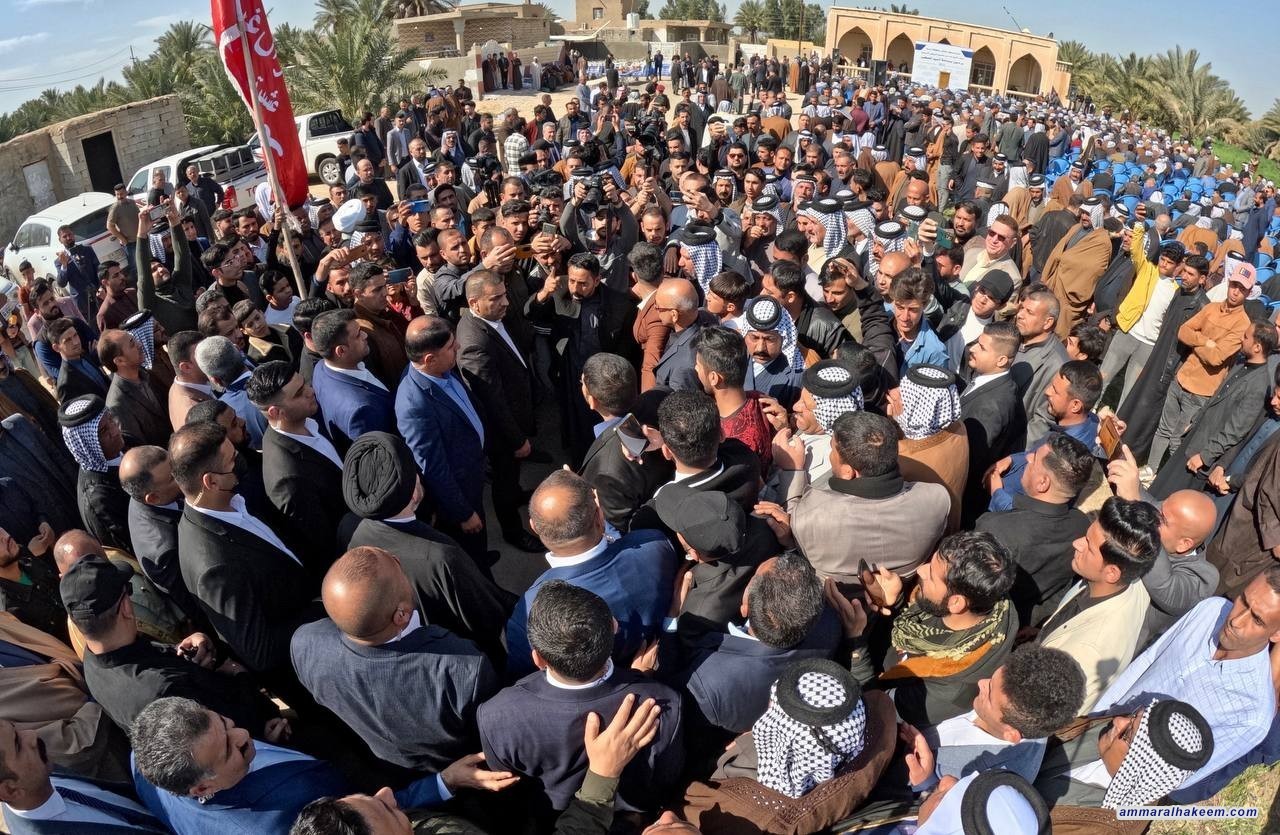 التقرير المصور لزيارة السيد الحكيم الى محافظة واسط 22-23 /2 /2023