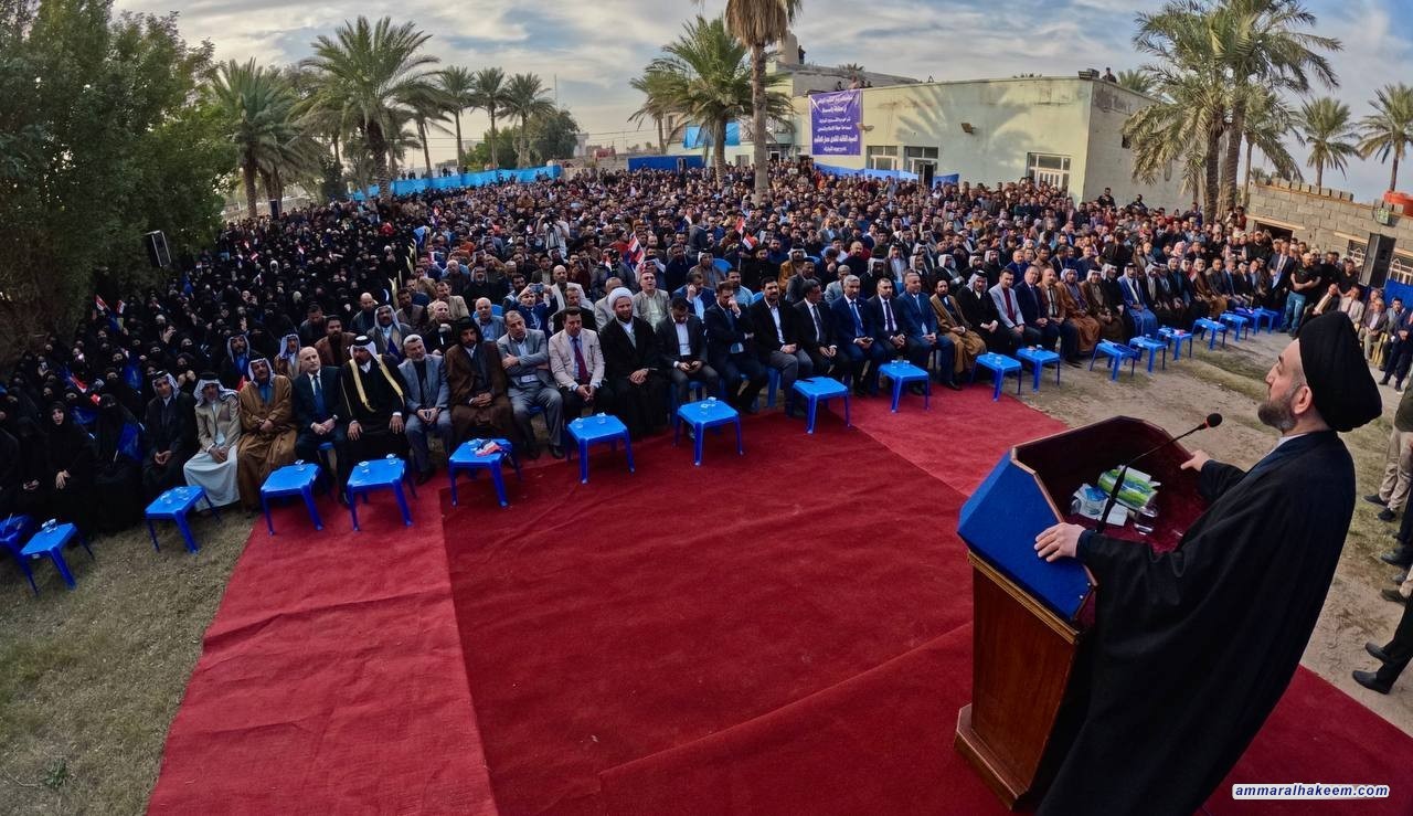 السيد الحكيم يدعو قيادات الحكمة في واسط الى تعريف الناس بمشروعهم ويدعوهم لعدم الاستسلام لموجات الاستهداف والتسقيط