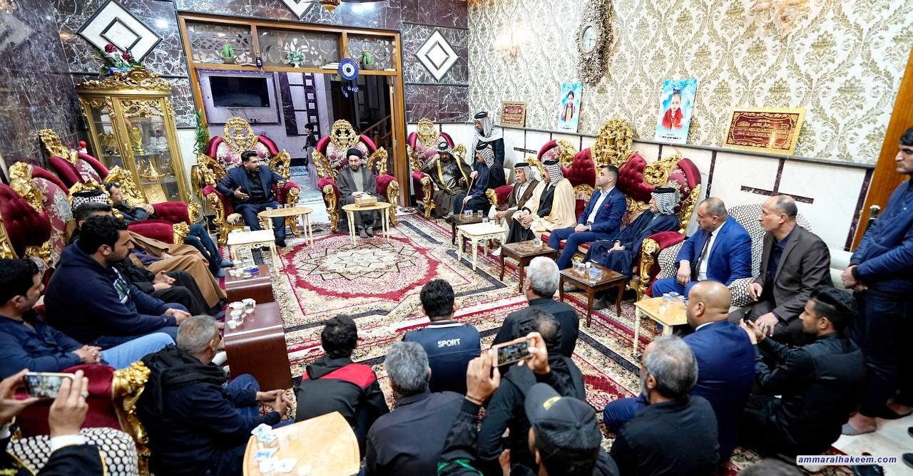 Sayyid Al-Hakeem visits Aya, Fatima Al-Etabi’s family, affirms judicial importance to limit these acts