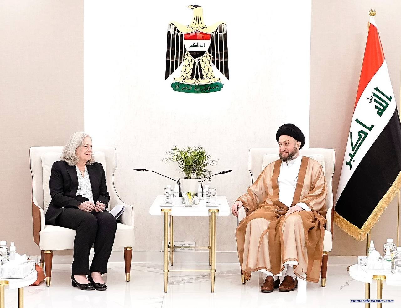 السيد الحكيم يؤكد ضرورة الاسراع في اقرار الموازنة ودعم الحكومة لاستكمال برنامجها