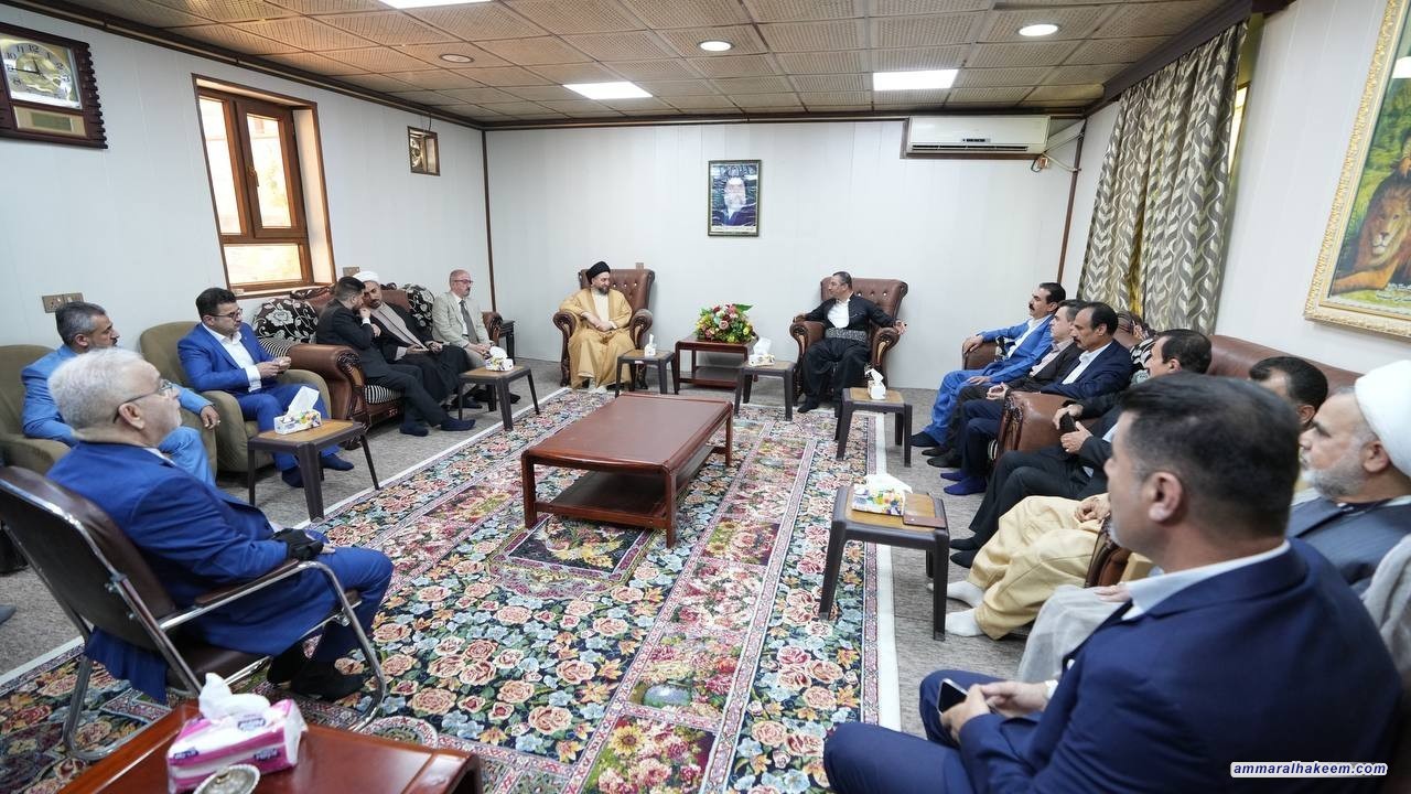 السيد الحكيم يلتقي محافظ السليمانية ومحمد حاج محمود الامين العام للحزب الاشتراكي الديمقراطي