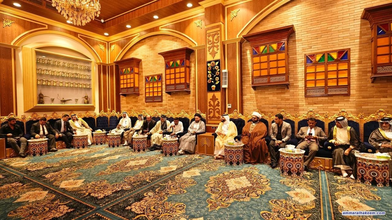 Sayyid Al-Hakeem meets Sheik Kadhum Al-Suraifi
