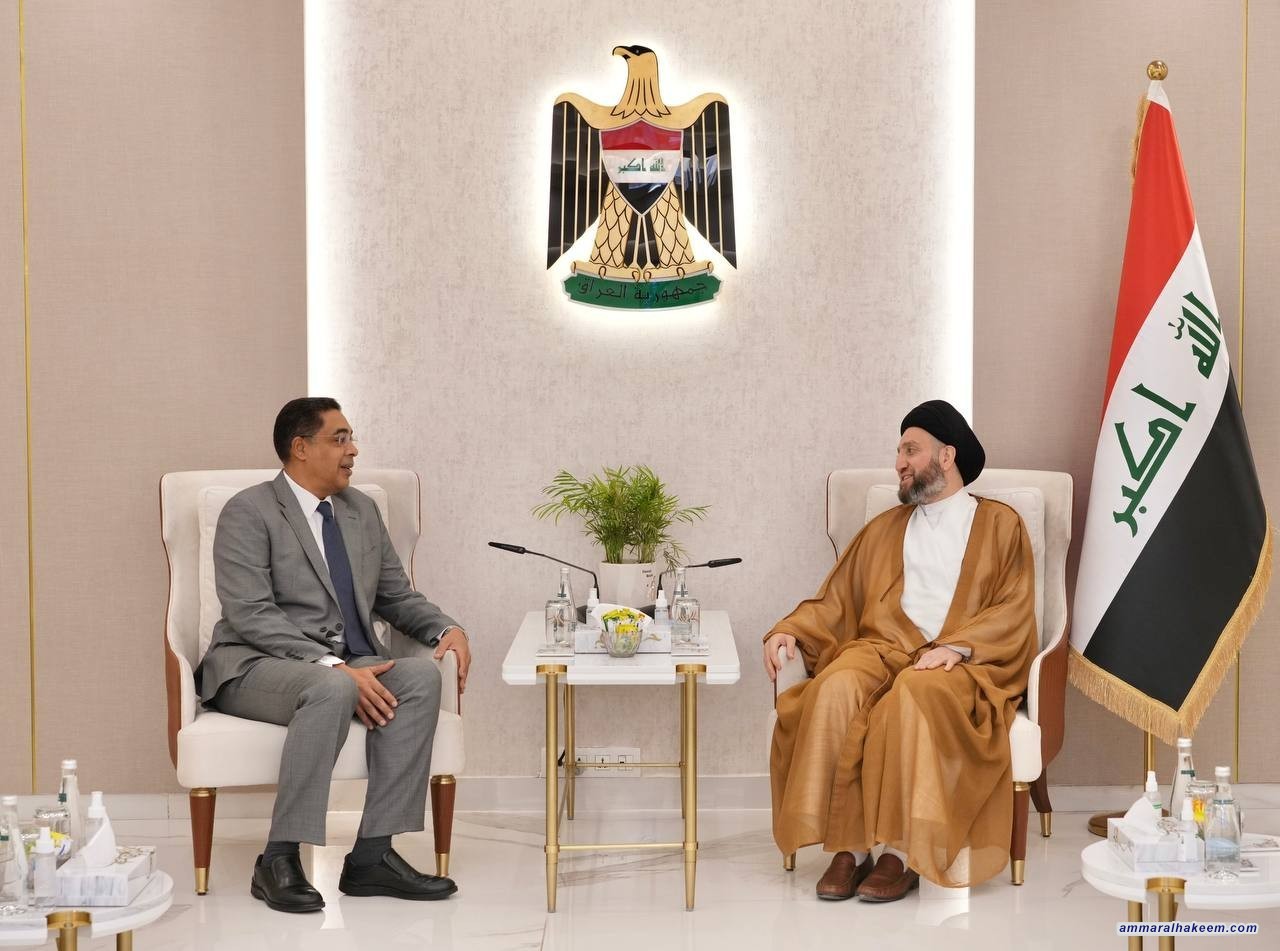 Sayyid Al-Hakeem meets Kuwaiti Ambassador, discusses Iraq’s political reality, Iraq-Kuwait interrelations