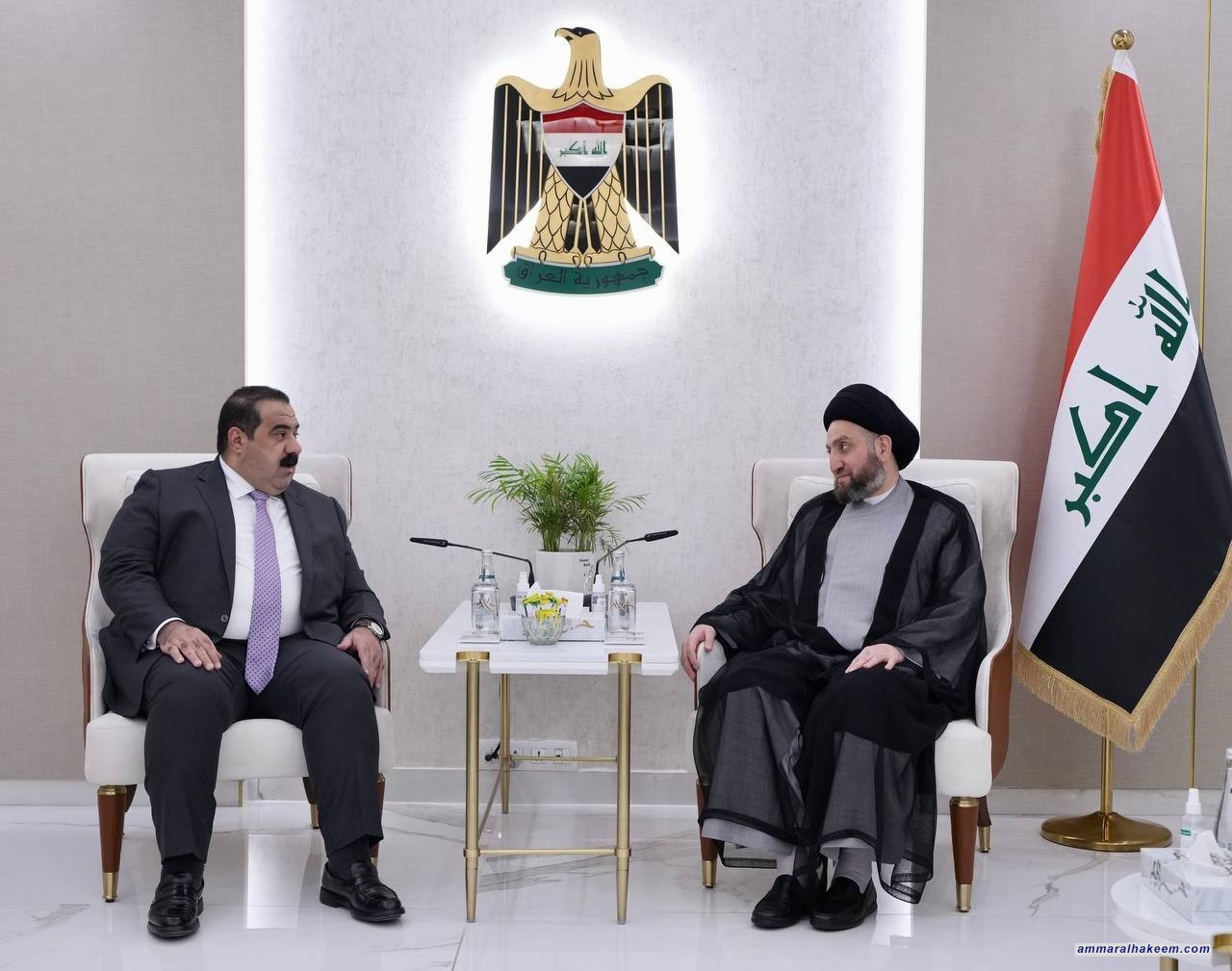 السيد الحكيم يؤكد على اقرار الموازنة العامة والشروع بباقي الاستحقاقات التشريعية