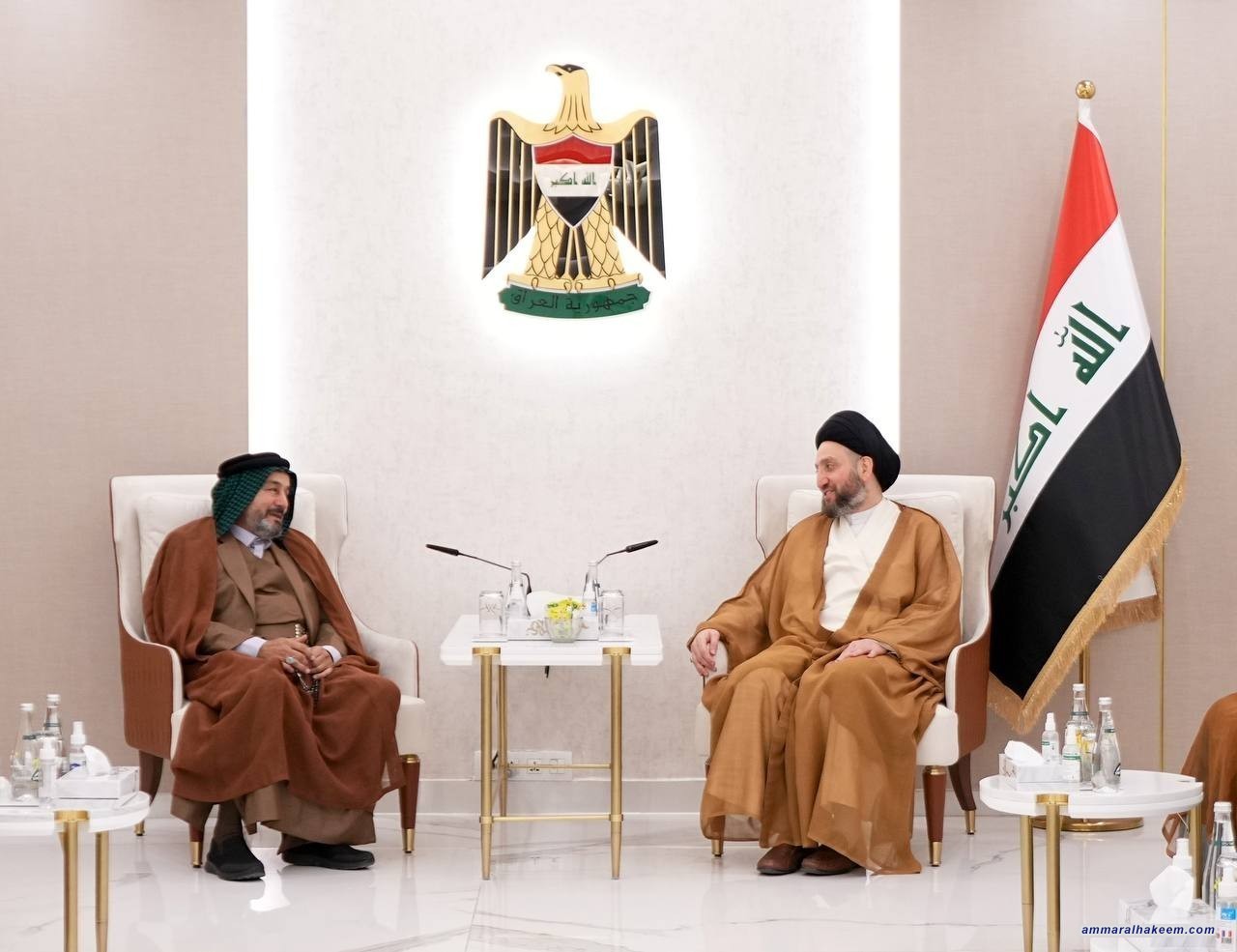 السيد الحكيم يدعو لتوفير الدعم الاجتماعي لحكومة السوداني