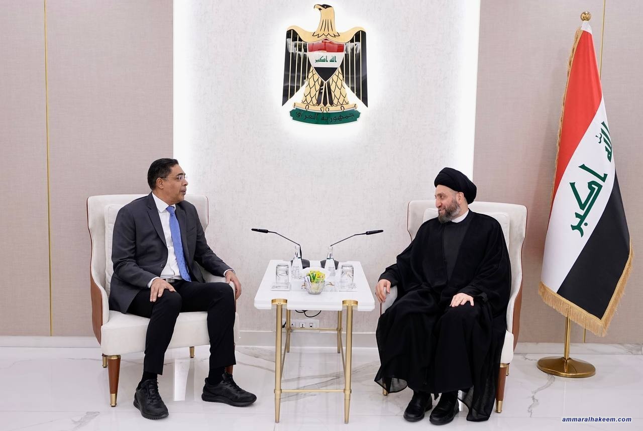 Sayyid Al-Hakeem discusses bilateral relations, region’s stability with Kuwaiti Ambassador