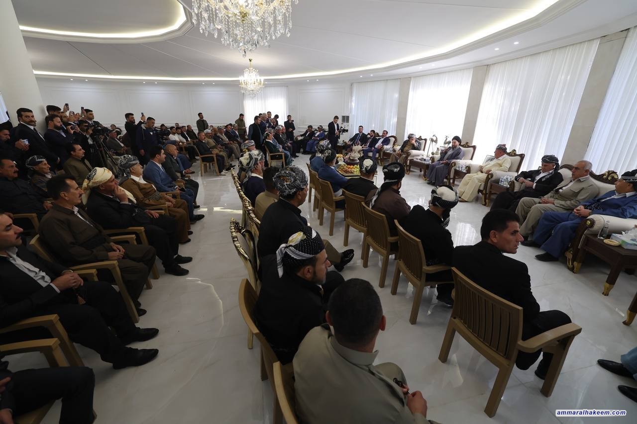 السيد الحكيم.. العراقيون تشاركوا المحطات الفاصلة من تاريخهم في مواجهة الانظمة الاستبدادية وبناء الدولة ومواجهة الارهاب