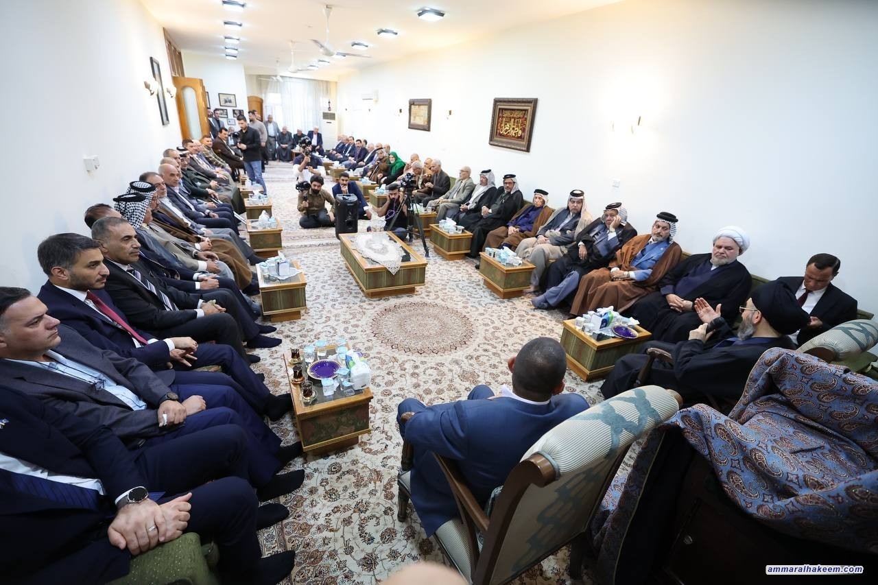 سەماحەتی حەكیم .. دروشمە حوسێنییەكان قوتابخانەی پەروەردە و هۆشداری كردنی گەلی عێراقین و سەرچاوەی شانازی و شكۆن