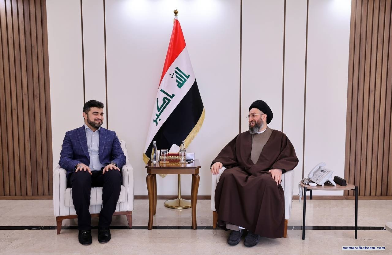 السيد الحكيم يلتقي وفد مجلس محافظة النجف ويؤكد على أهمية تمكين الشباب وتعزيز دور المحافظة في التنمية