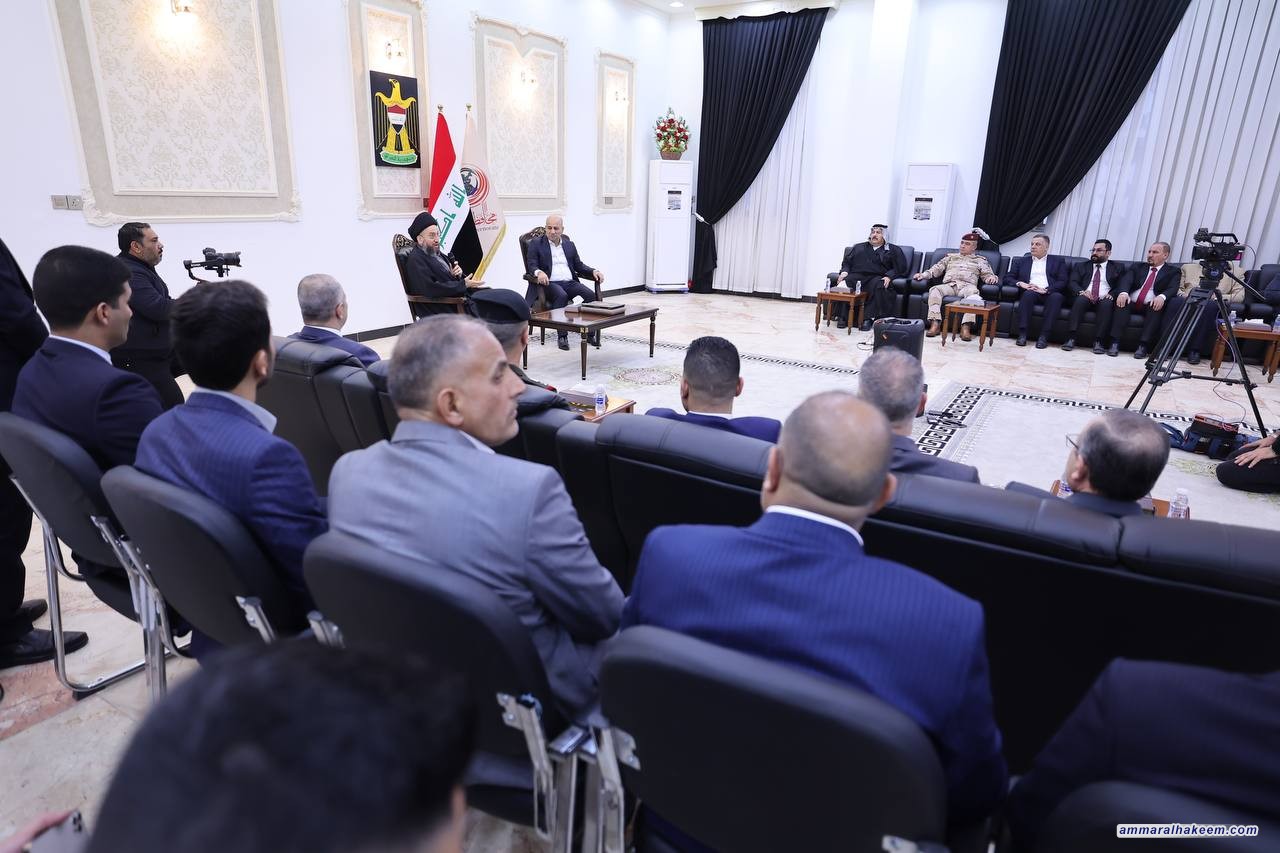 السيد عمار الحكيم يشيد بتنوع محافظة ديالى ويؤكد على أهمية استثمار إمكاناتها الاقتصادية وتعزيز الخدمات للمواطنين