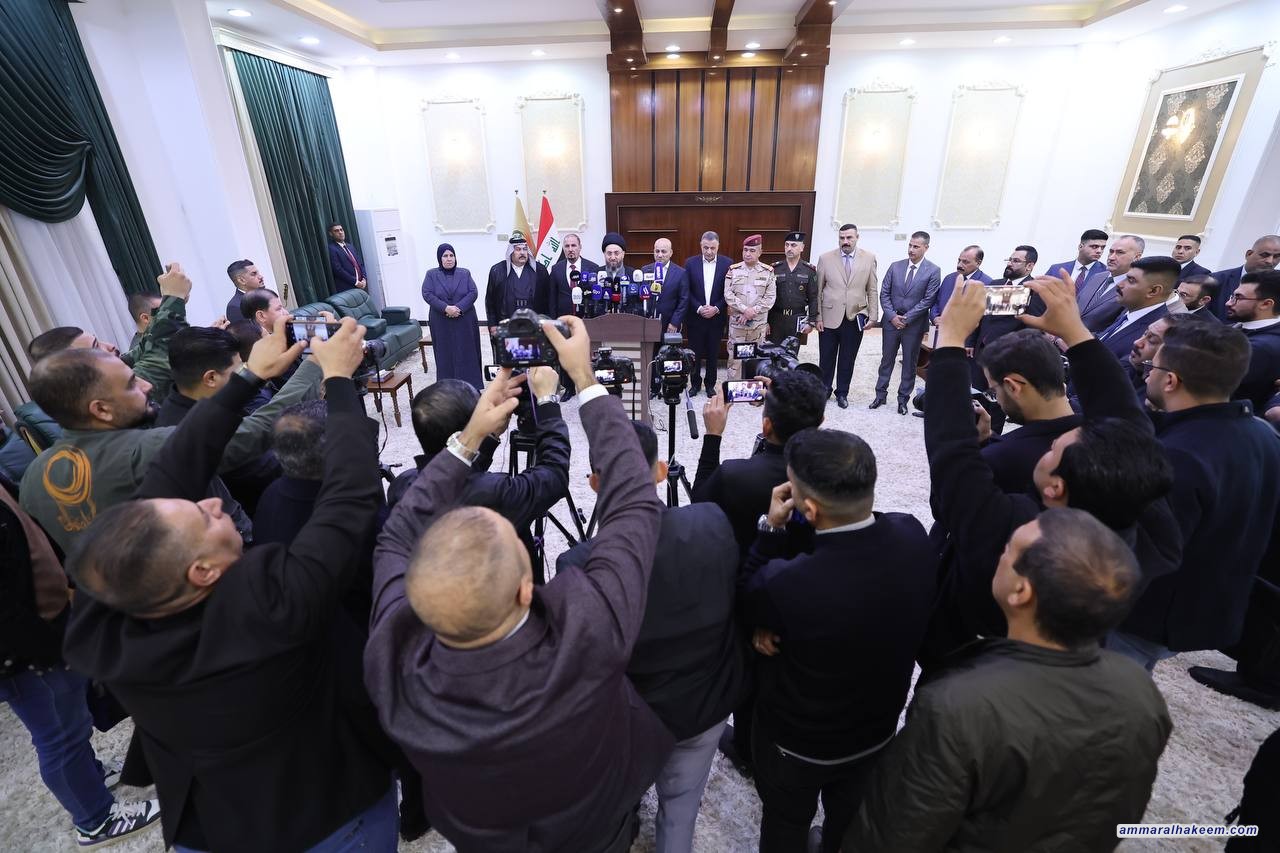 السيد الحكيم يؤكد على أهمية تركيز الجهود في تقديم الخدمات ودعم الأمن الوطني خلال زيارته إلى محافظة ديالى