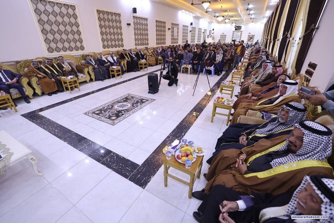 السيد الحكيم.. العراق يعيش في هذه المرحلة واقعا مستقرا بعد مرحلة اضطراب طويلة