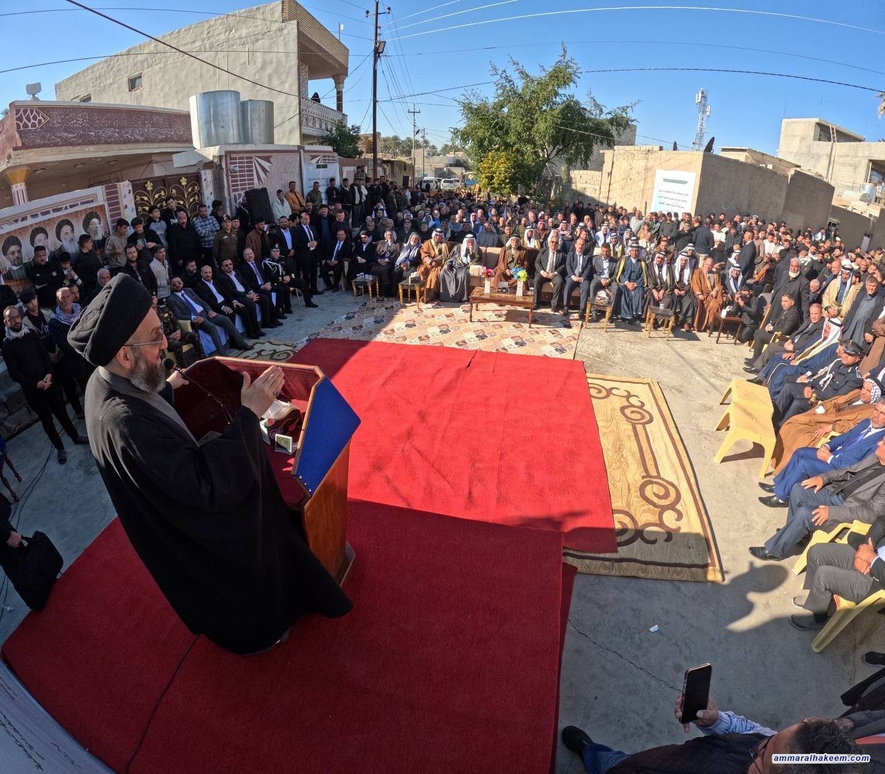 السيد الحكيم يدعو لاخذ الحيطة والحذر من احداث سوريا