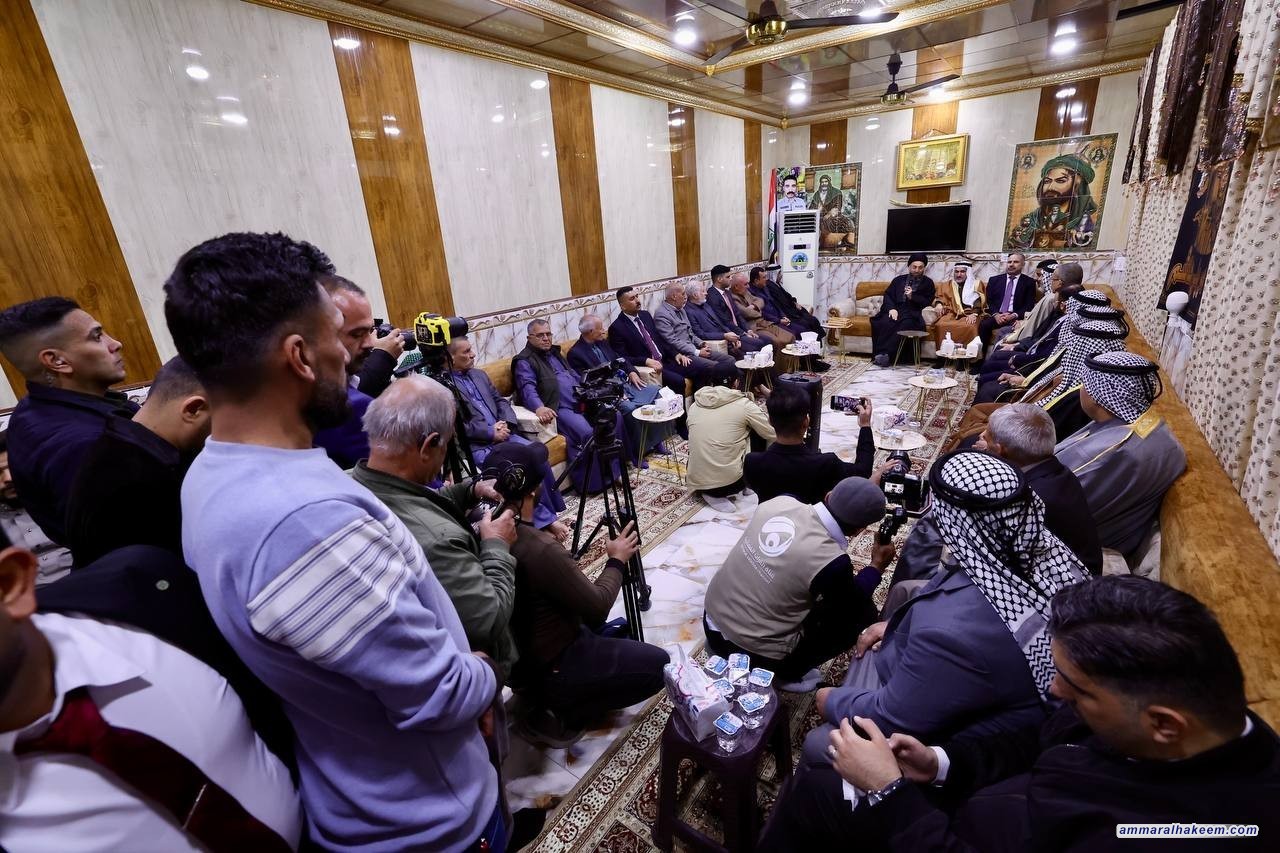 السيد الحكيم يشيد بدور العشائر العراقية في حفظ المجتمع العراقي