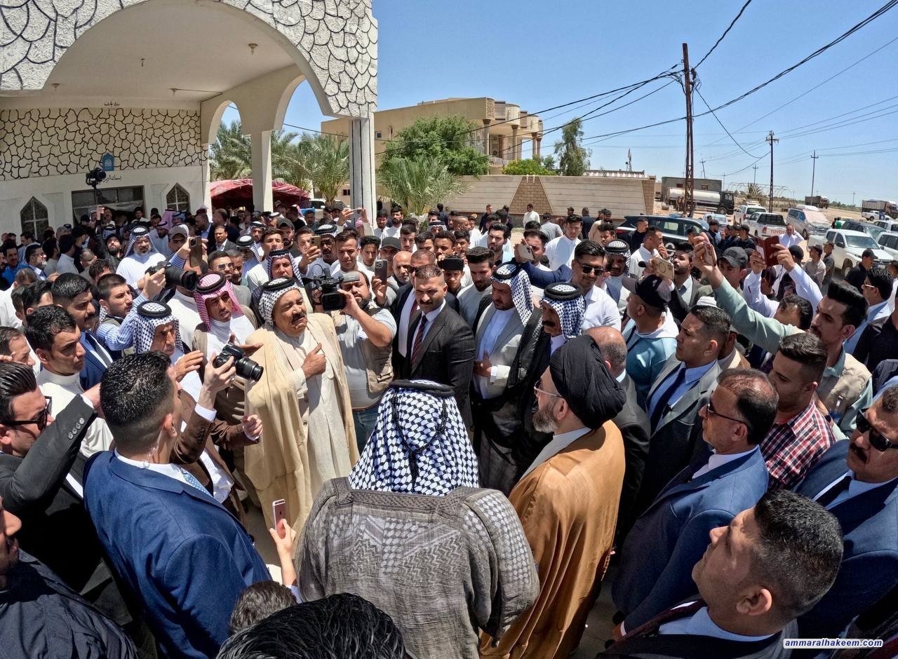 السيد الحكيم.. المثنى ركيزة للاستقرار والمستقبل في العراق