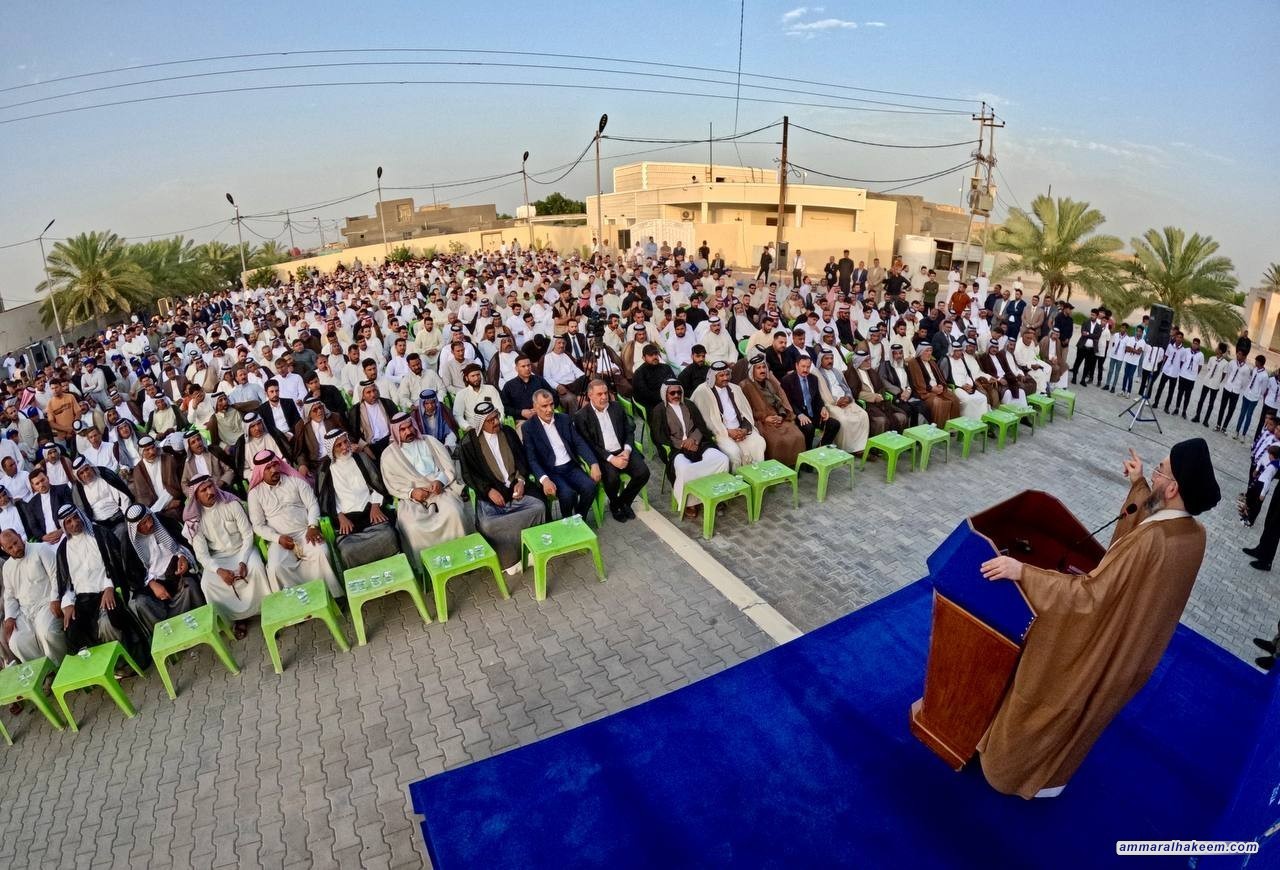 السيد الحكيم.. يؤكد على اهمية مشروع تيار الحكمة الوطني وان يكون العمل خالصا لله