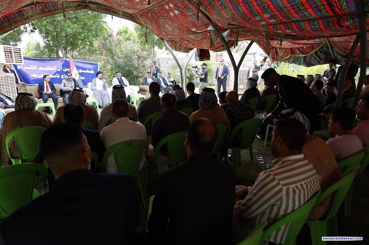 السيد الحكيم.. امن المنطقة من امن العراق واستقراره وقدر محافظة بابل ان تكون مدينة بناء واعمار