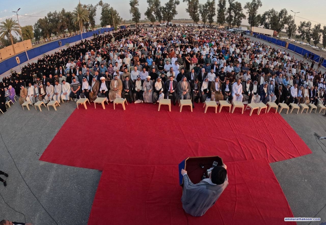 السيد الحكيم.. حملة المشروع اقرب الينا من غيرهم ويقدمون على روابط الدم والنسب