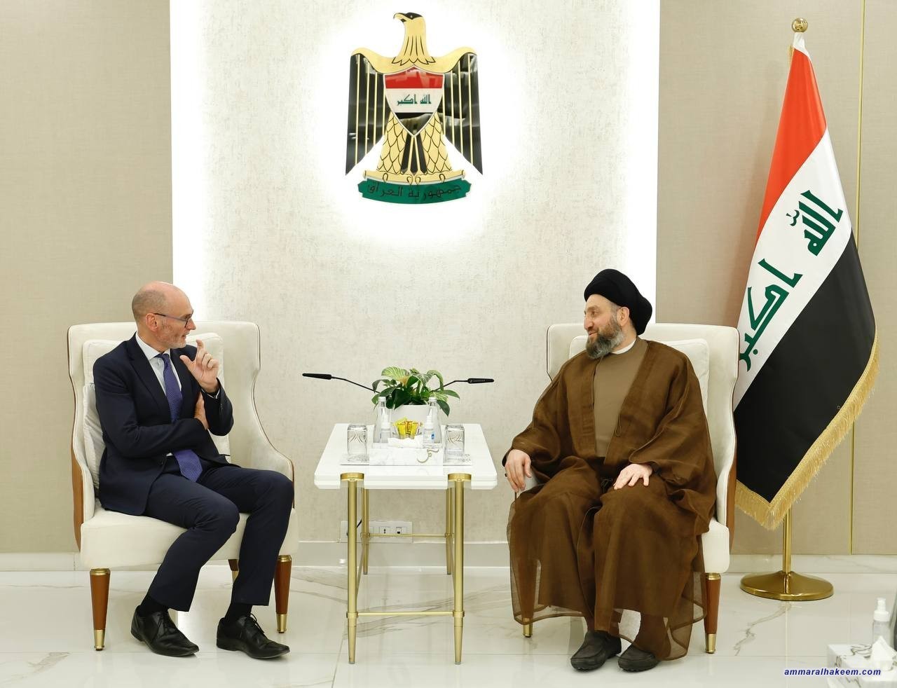 Sayyid Al-Hakeem discusses bilateral ties, calls to invest Iraq’s unprecedented stability