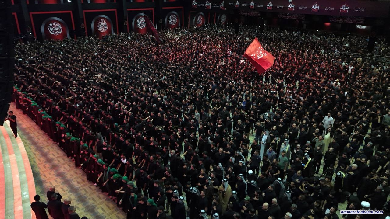 تقرير مصور .. الليلة الثالثة من شهر محرم الحرام - العزاء المركزي للسيد الحكيم 1446 هـ - 2024م