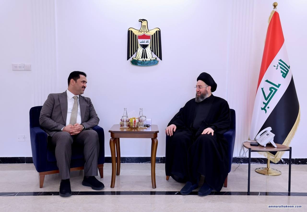 Sayyid Al-Hakeem meets with MP Muhannad Al-Khazraji