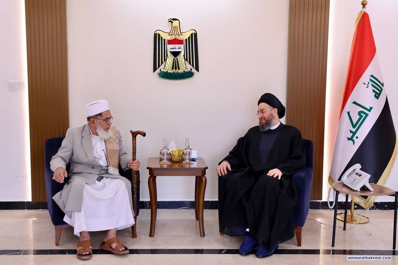 Sayyid Al-Hakeem Meets with Yemeni Religious Scholar, Sayyid Mohammed Abdul-Azim Al-Houthi