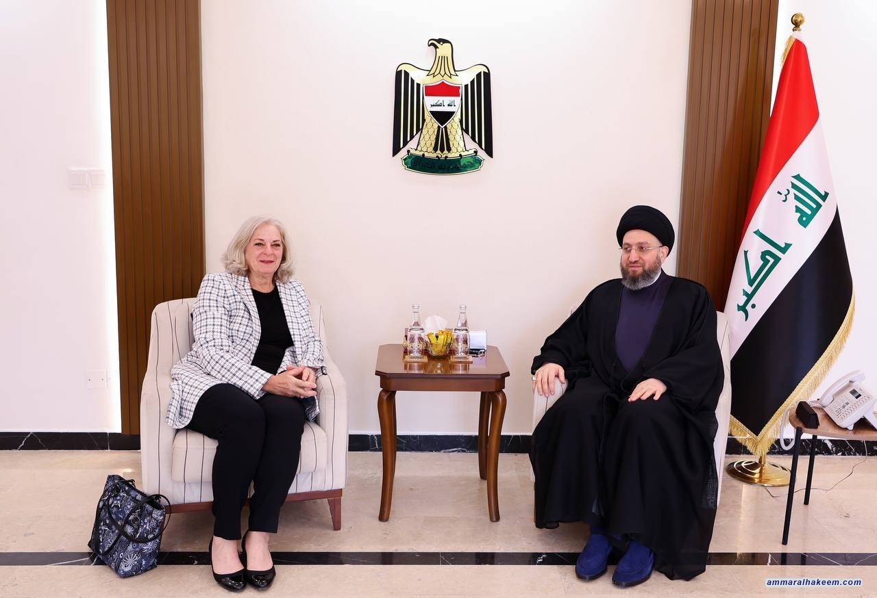 السيد الحكيم يشيد بجهود الحكومة لانهاء ملف التحالف الدولي ويدعو لعلاقات بينية مع بعض دوله اساسها المصلحة الوطنية وحفظ السيادة