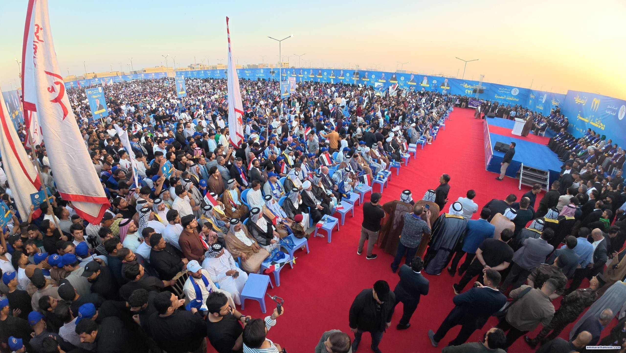 سەماحەتی حەكیم دووپات دەكاتەوە بەسرە كۆڵەكەیەكی سەرەكی ئابووری و سیاسی عێراقە