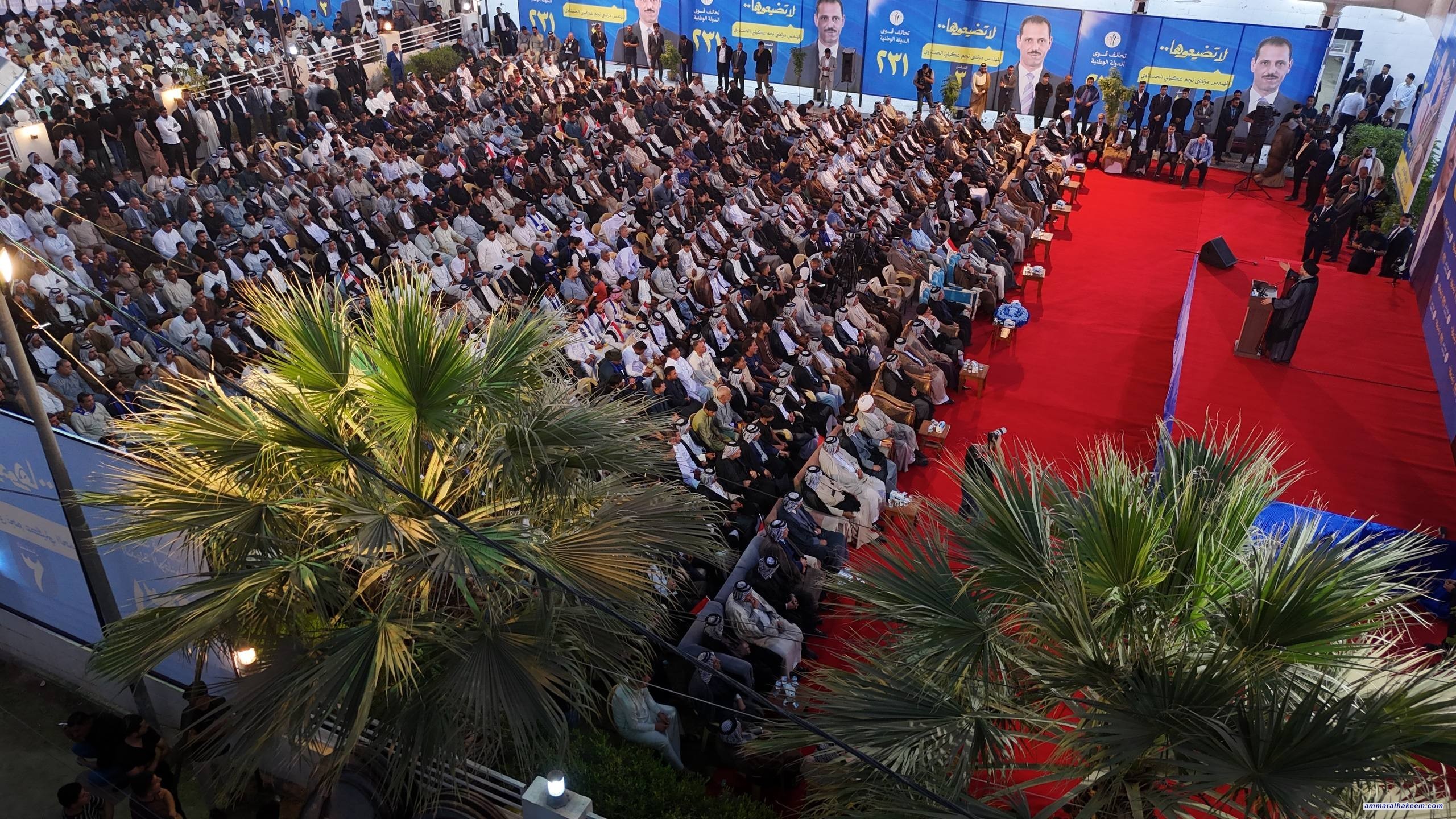 سەید حەكیم ستایشی رۆڵی هۆزەكانی كەربەلا دەكات و داوا دەكات دەستكەوتەكان پاریزراو بن  و بنەمای میانرەویش پتەوتر بكرێت