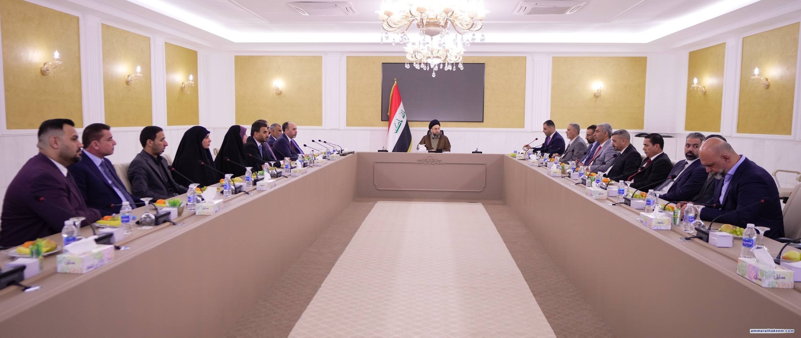 Sayyid Al-Hakeem Receives State of Law MP, Affirms Real Work Starts After Elections