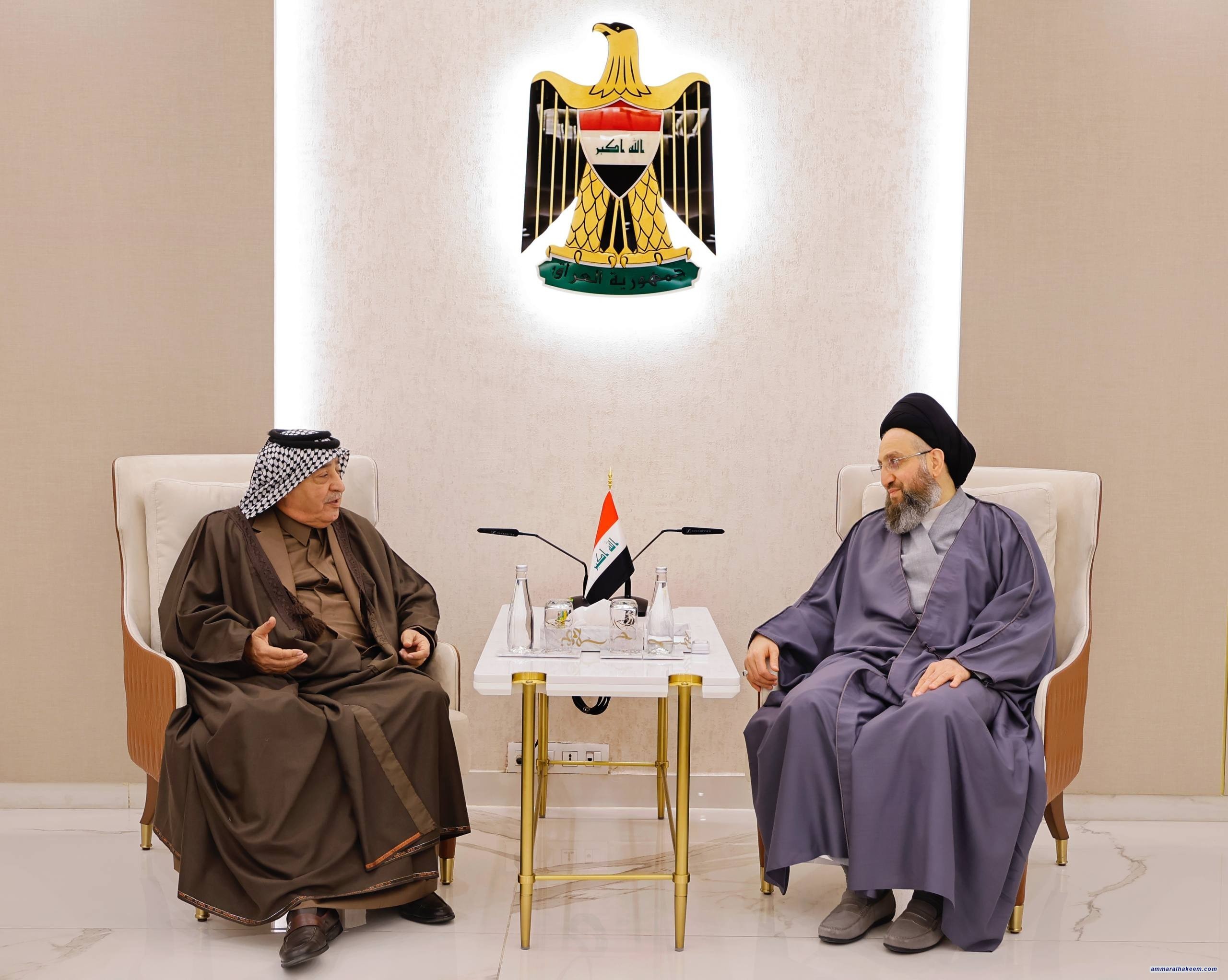 السيد الحكيم يستقبل وفد الجمعيات الفلاحية ويؤكد ضرورة دعم الزراعة ومعالجة شحّ المياه بحلول عملية ومستدامة