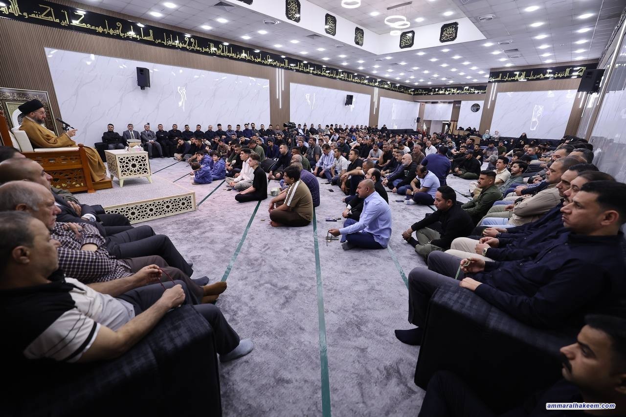 السيد الحكيم يواصل في محاضراته الرمضانية شرح "رسالة الحقوق" للإمام علي بن الحسين السجاد (عليه السلام)