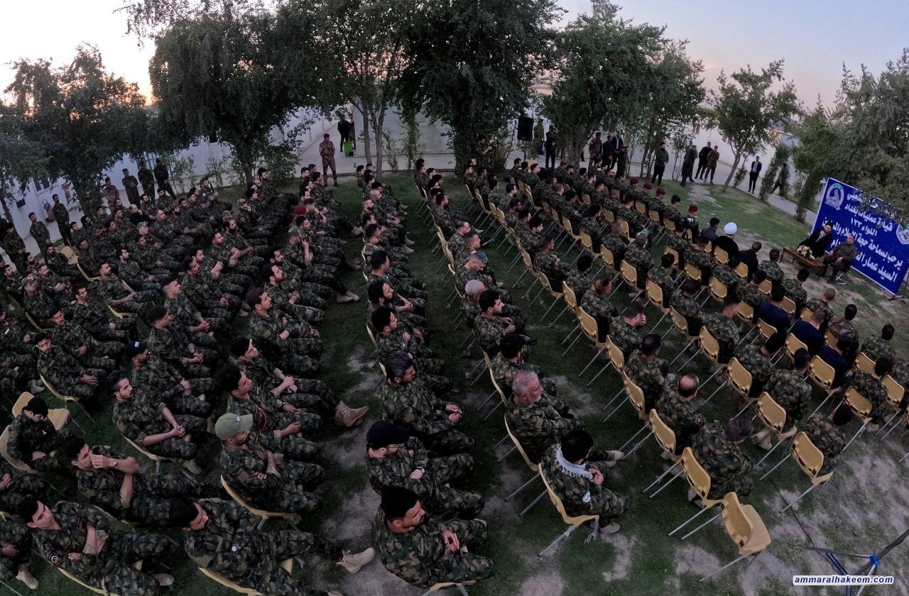 السيد الحكيم في أمسية رمضانية مع الحشد الشعبي: دعوة لتفعيل الإرادة والتمسك بالمغفرة في رمضان