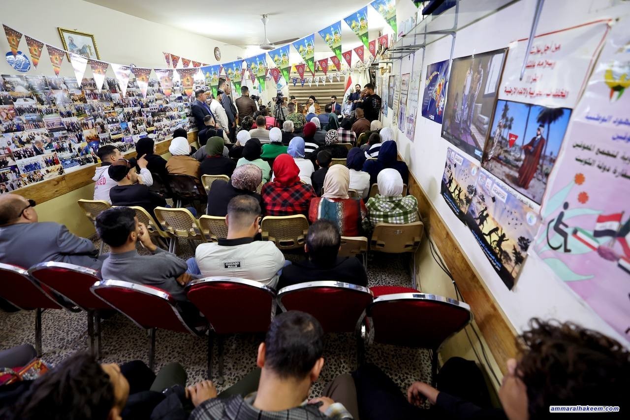 سەماحەتی حەكیم چاوی بە نوێنەرانی كەسانیی خاوەن پێداویستی تایبەت دەكەوێت و لەشەوێكیی رەمەزانیدا پالپشتی خۆی بۆ كێشەكانیان دووپات دەكاتەوە