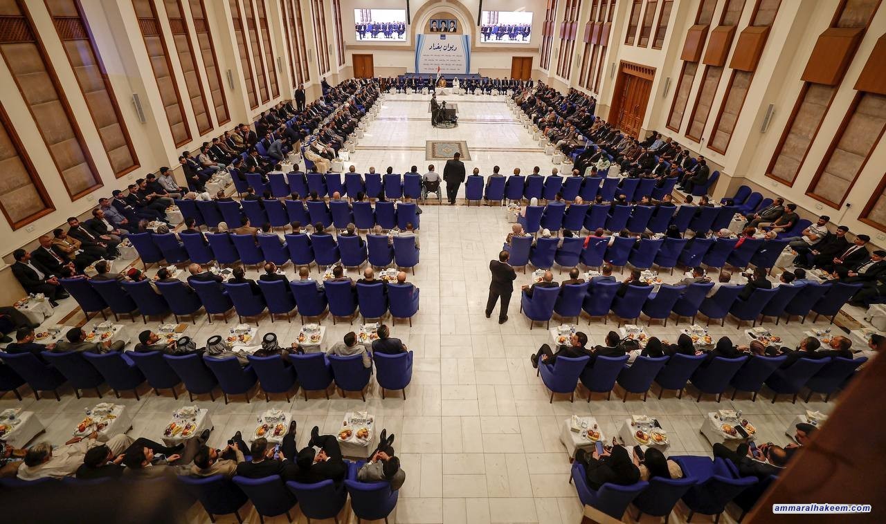 سەماحەتی حەكیم لە دیوانی بەغدا: عێراق لەقۆناغی چاكبوونەوەی ڕاستەقینەیە و هەنگاو بەرەو سەقامگیری و گەشەپێدان دەچێت