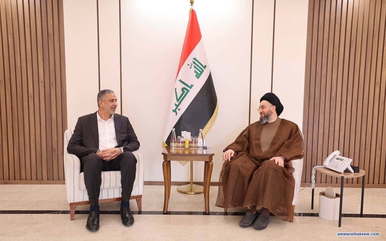 سەماحەتی حەكیم پێشوازی لە ئەمینداری گشتی ڕەوتی جیهاد و بنیاتنان كرد و دووپاتی كردەوە كە یەكریزی نیشتمانی و فرەكردنی ئابووری گرنگی هەیە