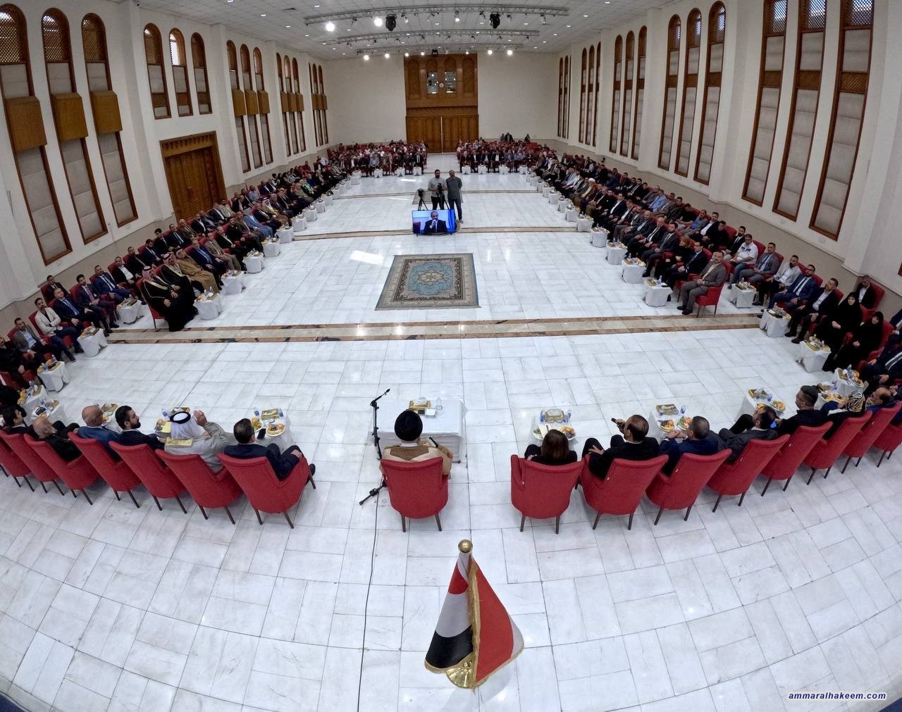 Sayyid Al-Hakeem Reaffirms Iraq’s Support for Iran, Urges Internal Consolidation, Strengthening National Unity