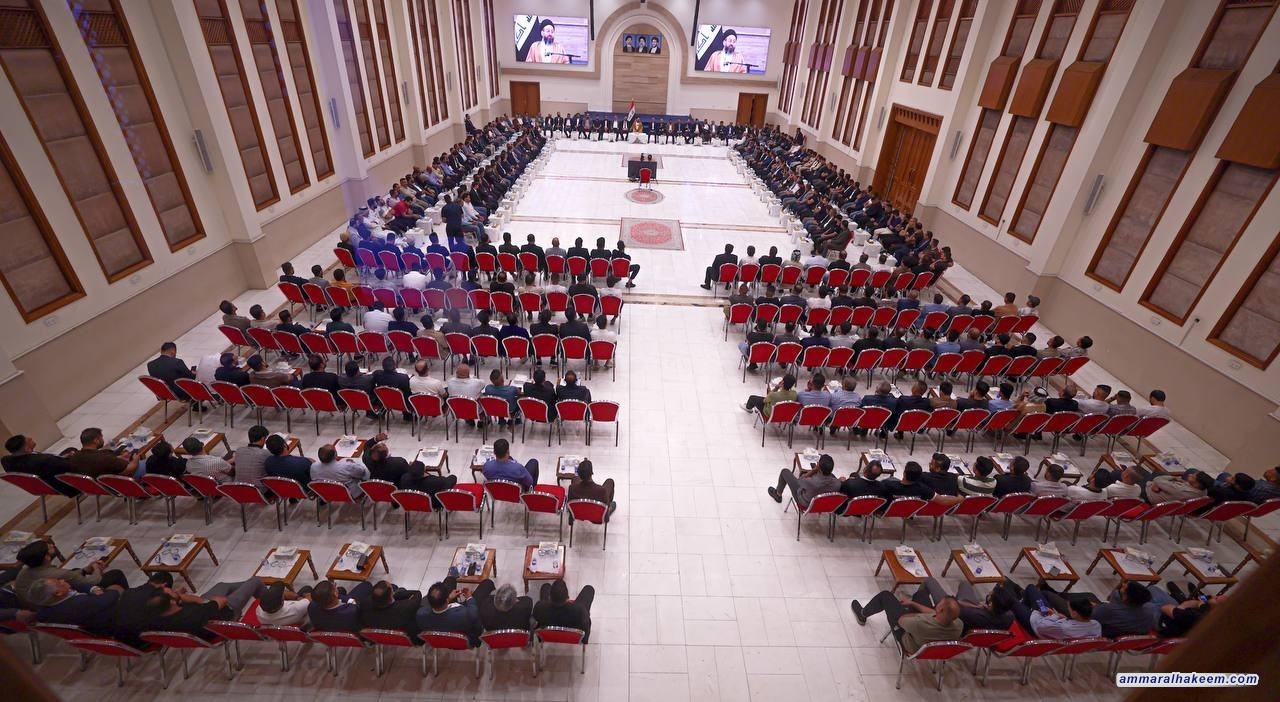 Sayyid Al-Hakeem Meets Al-Hikma Baghdad Organizations Leaders: Urges Preparation for Muharram, Upcoming Elections