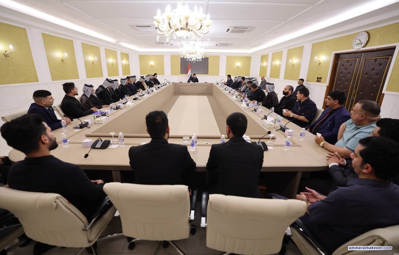 Sayyid Al-Hakeem Meets Al-Abbasiyah Tribal Leaders, Stresses Services, Informed Electoral Participation