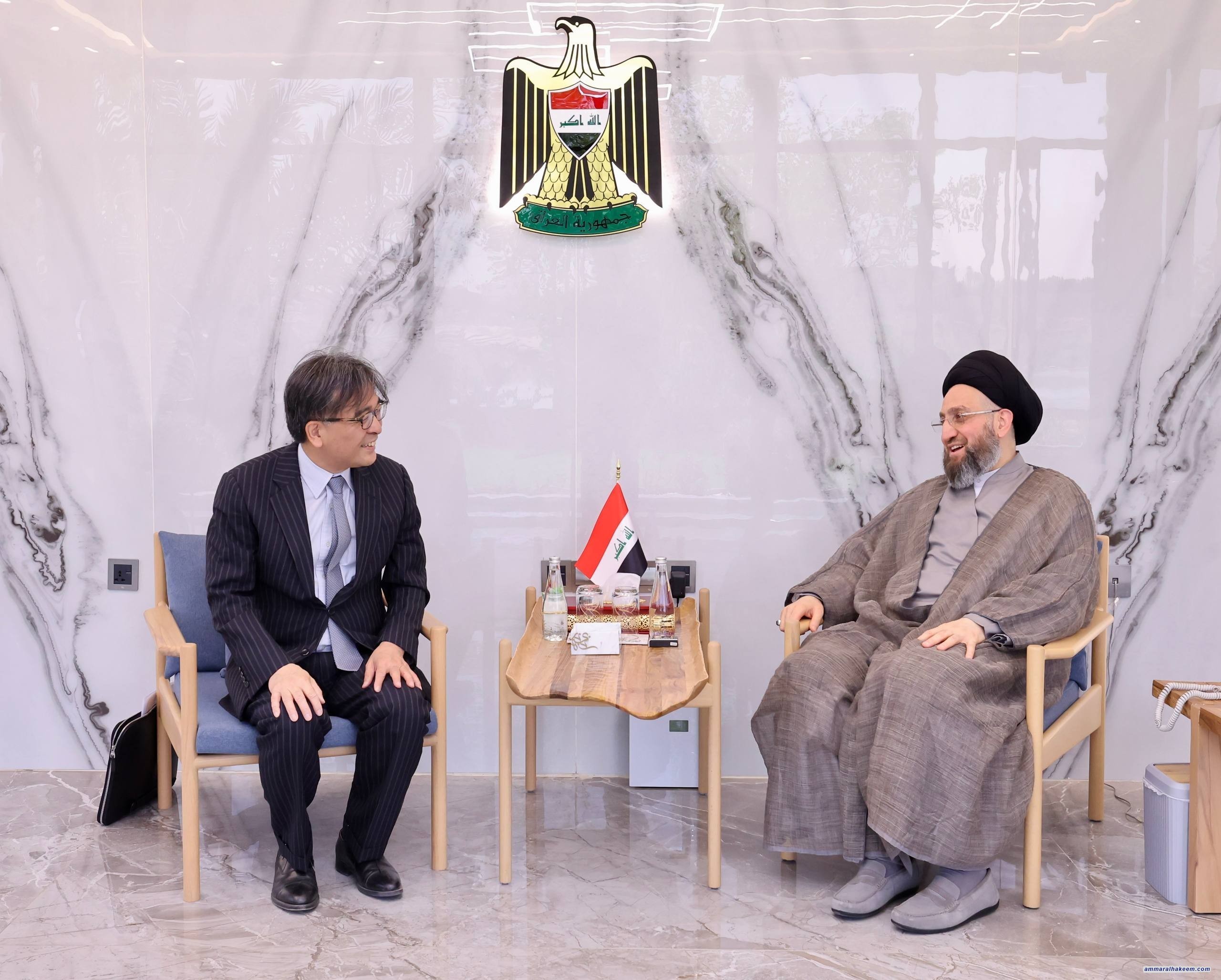 Sayyid Al-Hakeem Discusses Strengthening Ties with Japanese Ambassador, Calls to Expand Economic Presence in Iraq