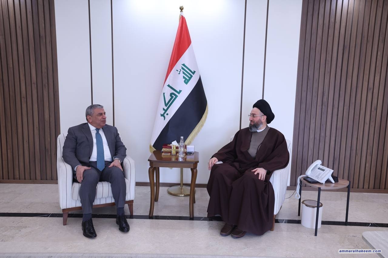 السيد الحكيم يلتقي وفد اتحاد المقاولين العراقيين ويؤكد على أهمية الاقتصاد المتنوع
