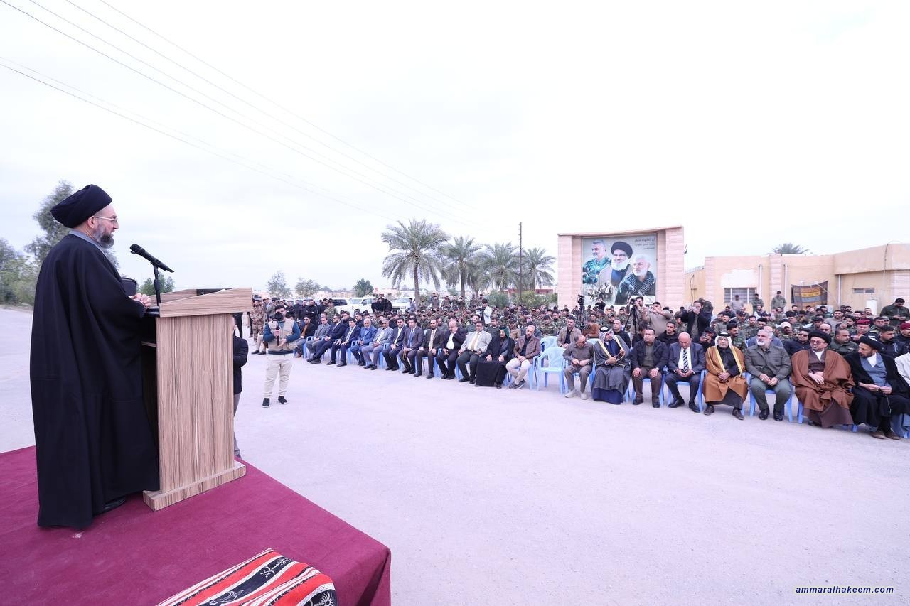Sayyid Al-Hakeem Highlights Challenges, Opportunities During Visit to Popular Mobilization Forces Basra Command