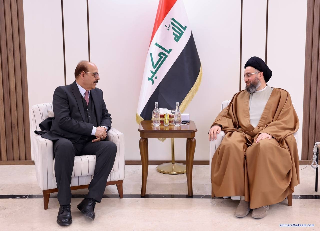 سەماحەتی حەكیم پێشوازی لە تیمی ئامادەكاری ستراتیژی ئەمنی نیشتمانی دەكات و جەخت لەسەر ئامادەباشی ئەمنی و هەمەچەشنی سەرچاوەكانی پڕچەك كردن دەكات