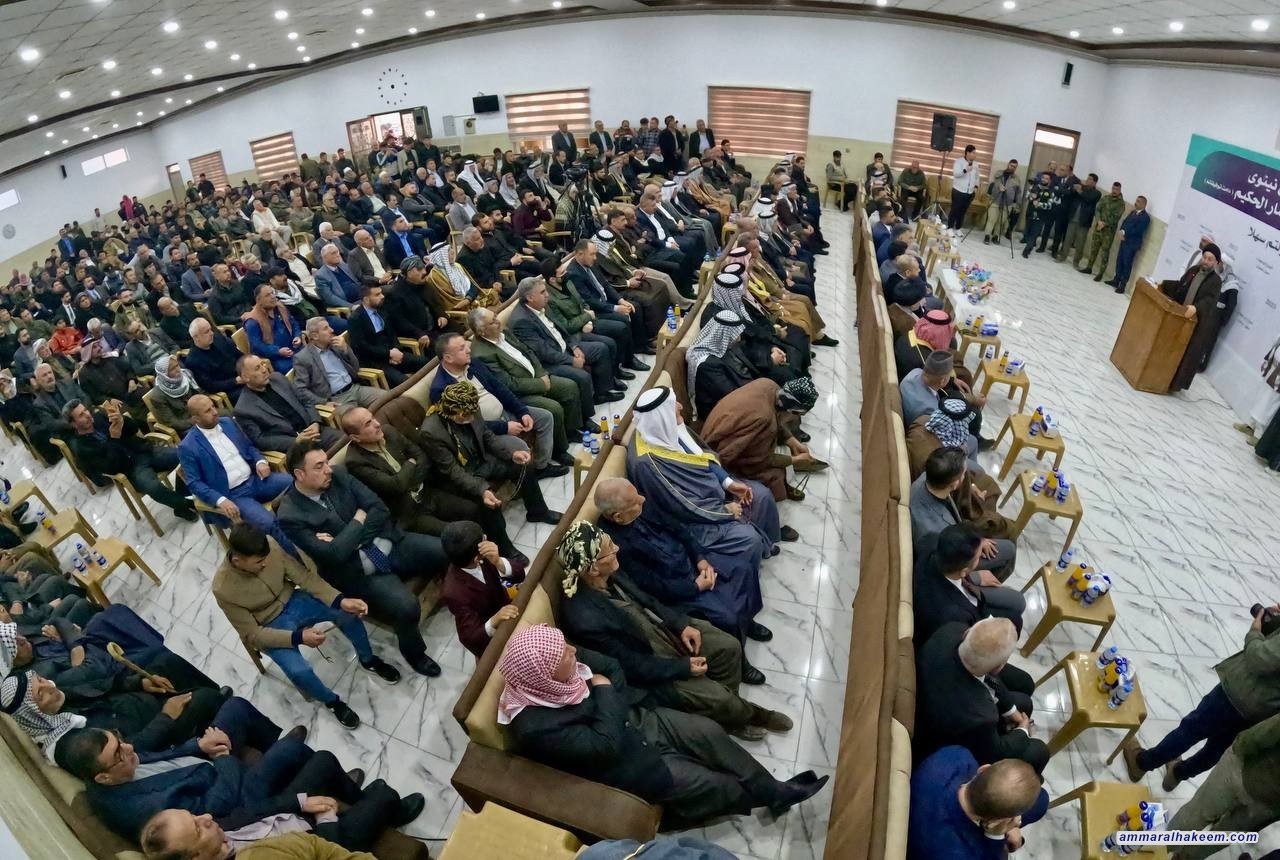 Sayyid Al-Hakeem Praises Nineveh Coexistence, Emphasizes National Unity, Safeguarding Achievements