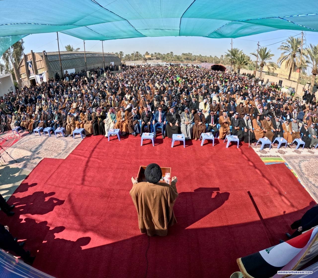 Sayyid Al-Hakeem Calls for Tribal Pact, Signed Charter to Safeguard Projects and Reject Saboteurs